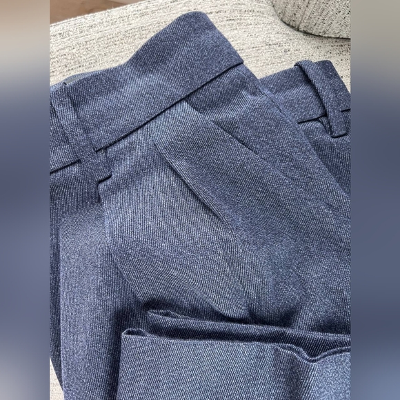 Banana Republic High Waisted Wide Leg Italian Marino Pant in Indigo (NWT) - Picture 8 of 8